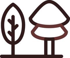 Trees Creative Icon Design vector