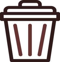 Trash Can Creative Icon Design vector