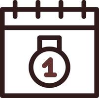Calendar Creative Icon Design vector