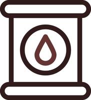 Waste Oil Creative Icon Design vector