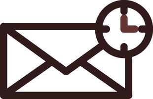 diseño de icono creativo de bloque de correo electrónico vector