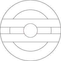 Line Two Color Design vector