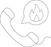 Emergency Call Creative Icon Design vector