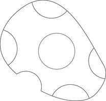 Asteroid Creative Icon Design vector