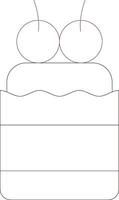 Cupcake Creative Icon Design vector