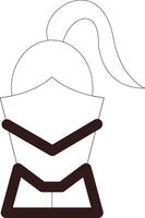 Helmet Creative Icon Design vector