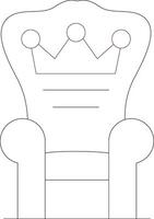 Throne Creative Icon Design vector