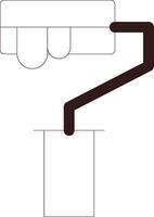 Line Two Color Design vector