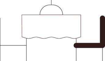 Line Two Color Design vector
