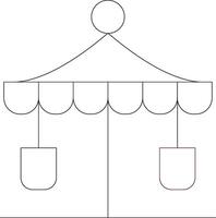 Line Two Color Design vector