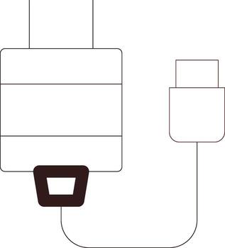Line Two Color Design vector