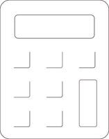 Calculator Creative Icon Design vector
