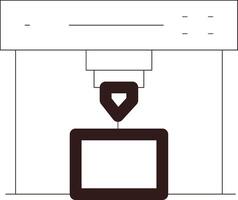 Line Two Color Design vector