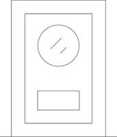 Door Creative Icon Design vector