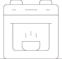 Line Two Color Design vector