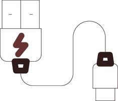 Line Two Color Design vector