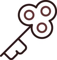 Key Creative Icon Design vector