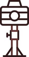 Camera Stand Creative Icon Design vector