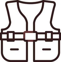 Life Jacket Creative Icon Design vector