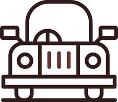 Wedding Car Creative Icon Design vector