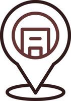 Location Creative Icon Design vector