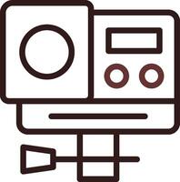 Action Camera Creative Icon Design vector