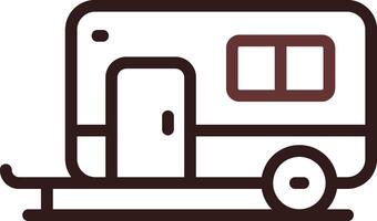 Caravan Creative Icon Design vector