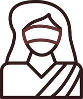 Lady Justice Creative Icon Design vector