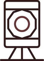 Theodolite Creative Icon Design vector