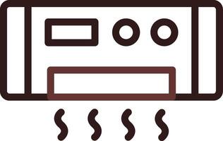 Air Conditioning Creative Icon Design vector