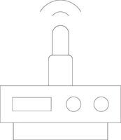 Wifi Router Creative Icon Design vector