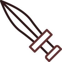 Sword Creative Icon Design vector