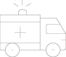 Ambulance Creative Icon Design vector