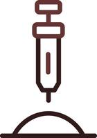 Thermal Paste Creative Icon Design vector