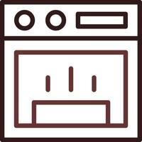 Stove Creative Icon Design vector