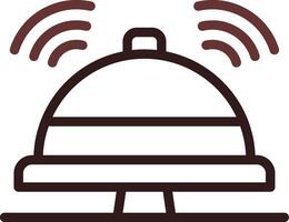 Reception Bell Creative Icon Design vector