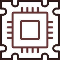 Processor Creative Icon Design vector
