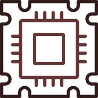 Processor Creative Icon Design vector