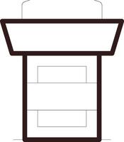 Line Two Color Design vector