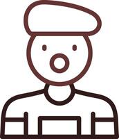 Mime Creative Icon Design vector