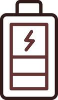 Charging Battery Creative Icon Design vector