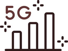 5G Creative Icon Design vector