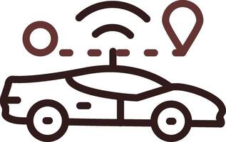 Self Driving Creative Icon Design vector