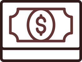 Banknotes Creative Icon Design vector