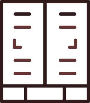 Lockers Creative Icon Design vector