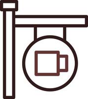 Coffee Shop Creative Icon Design vector