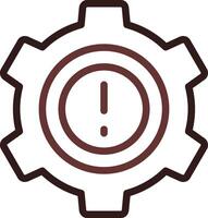 Risk Management Creative Icon Design vector