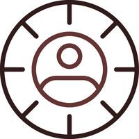 Targeting Creative Icon Design vector