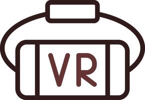 VR Glasses Creative Icon Design vector