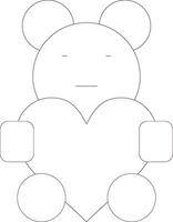 Line Two Color Design vector